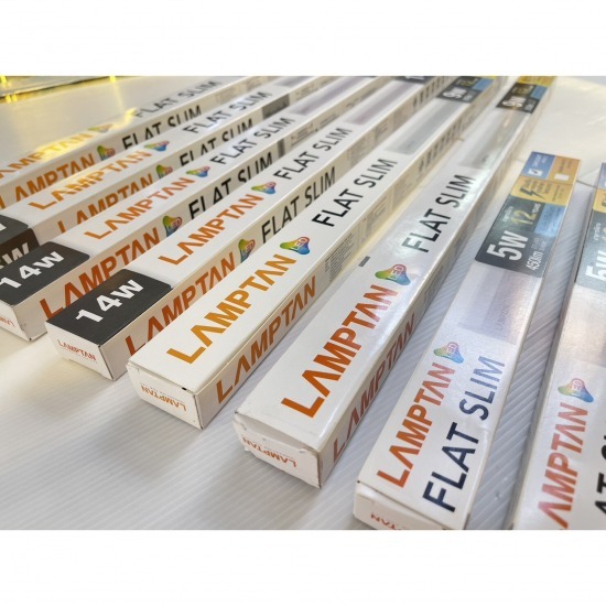 รางไฟนีออนแอลอีดีแลมป์ตั้น FLAT SLIM Lampton  แลมป์ตั้น  รางไฟนีออนแอลอีดี  เครื่องมือช่างงานก่อสร้าง 